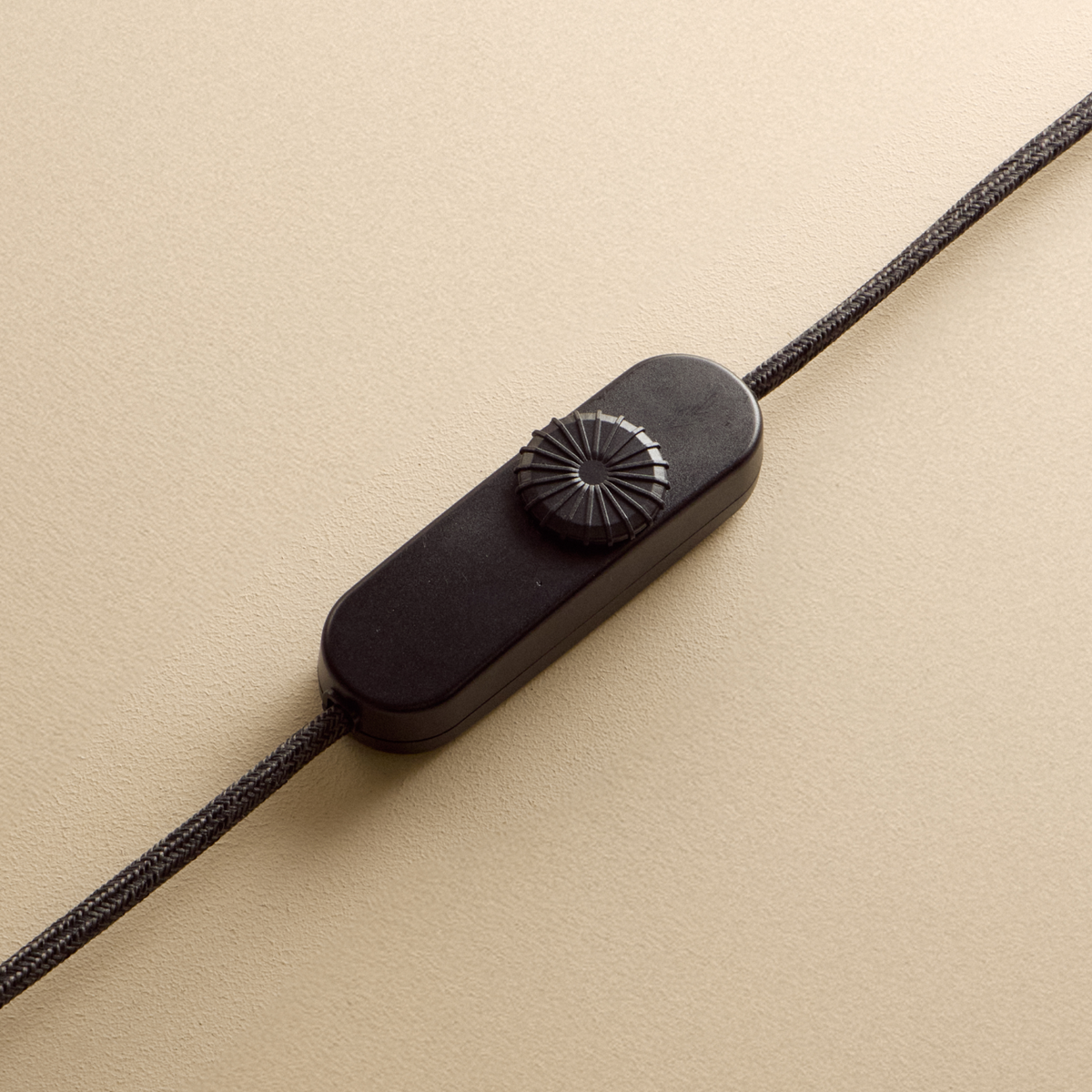 Knuckle Table Lamp in Blackened Oak + Oval