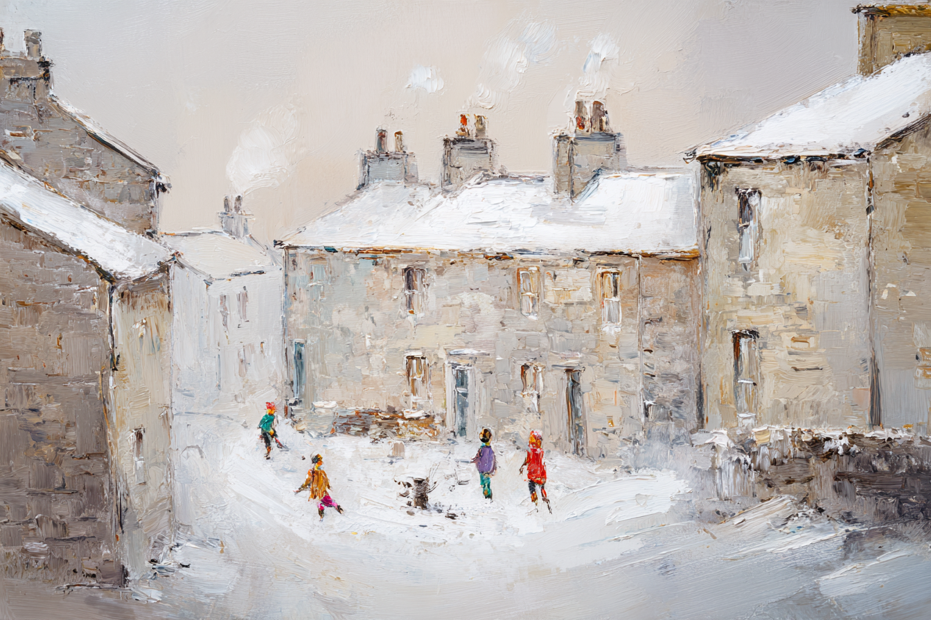 Grassington Winter Morning Canvas