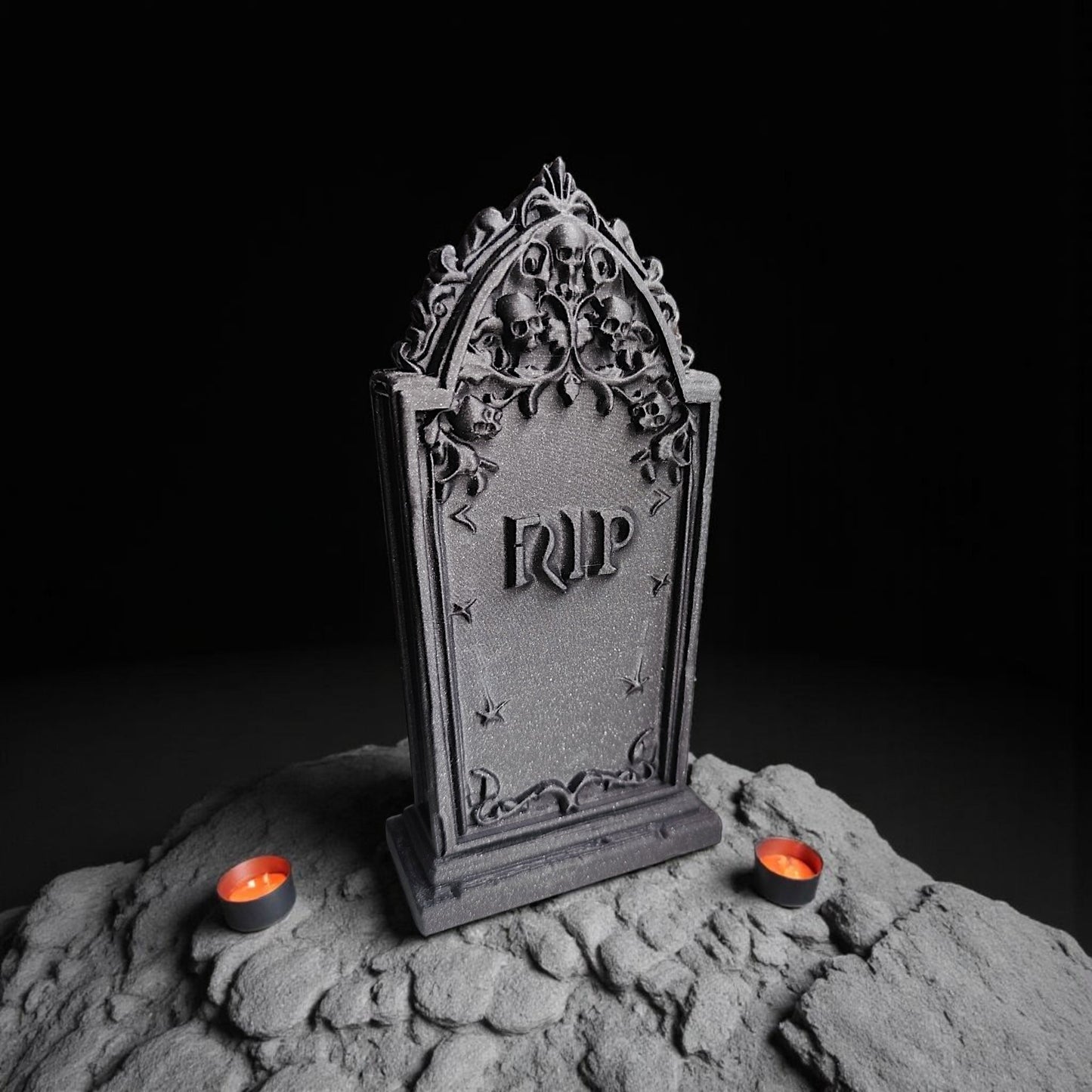 Scary Halloween Tombstone Decoration – Detailed PLA Grave Ornament
