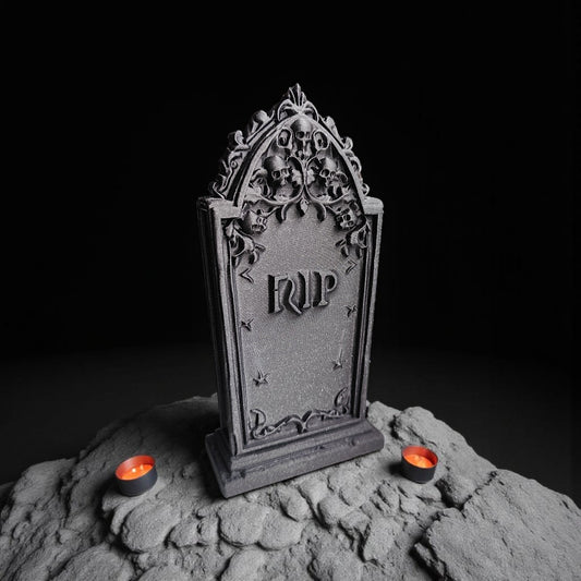 Scary Halloween Tombstone Decoration – Detailed PLA Grave Ornament