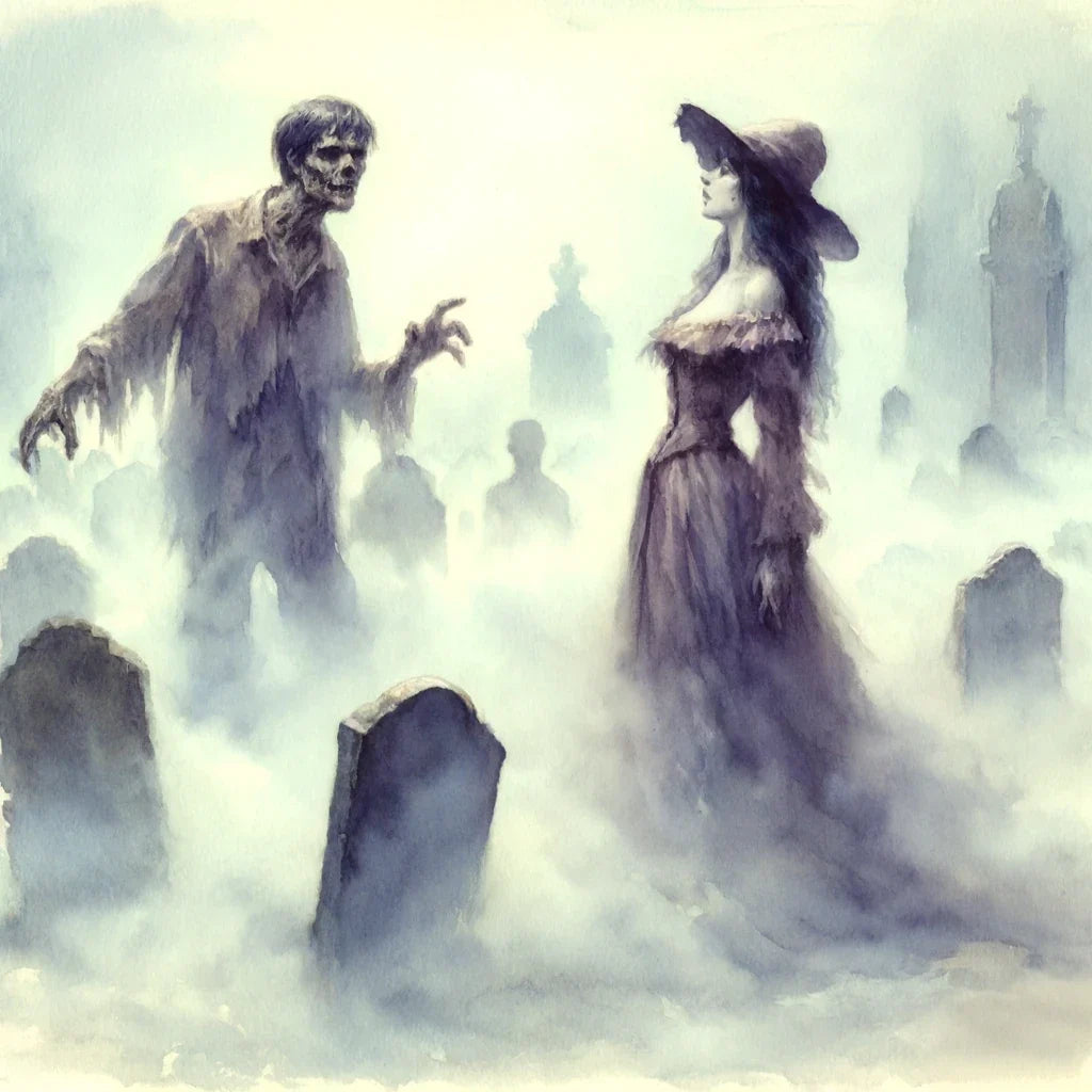 Graveyard Mist Encounter Canvas