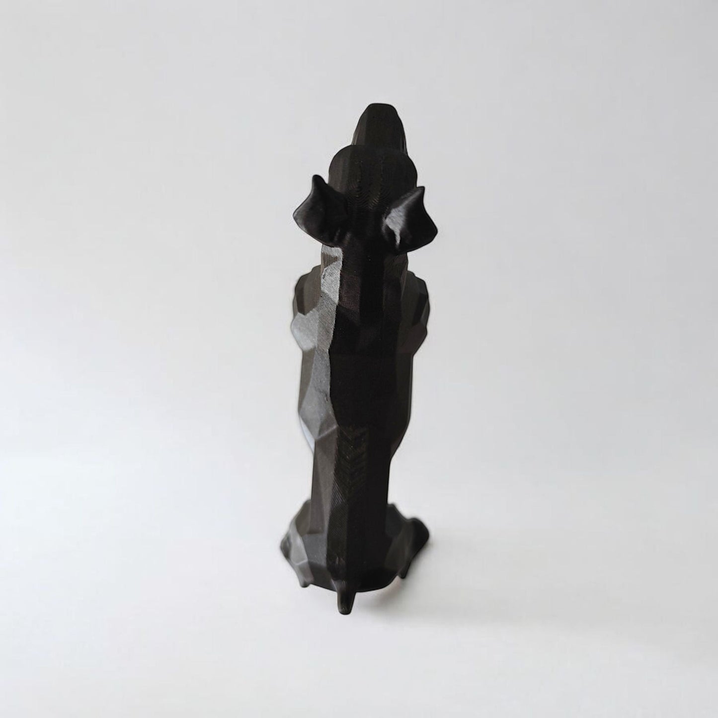 Sculpture #36 | Low-Poly Great Dane Statue | Modern Geometric Dog Sculpture