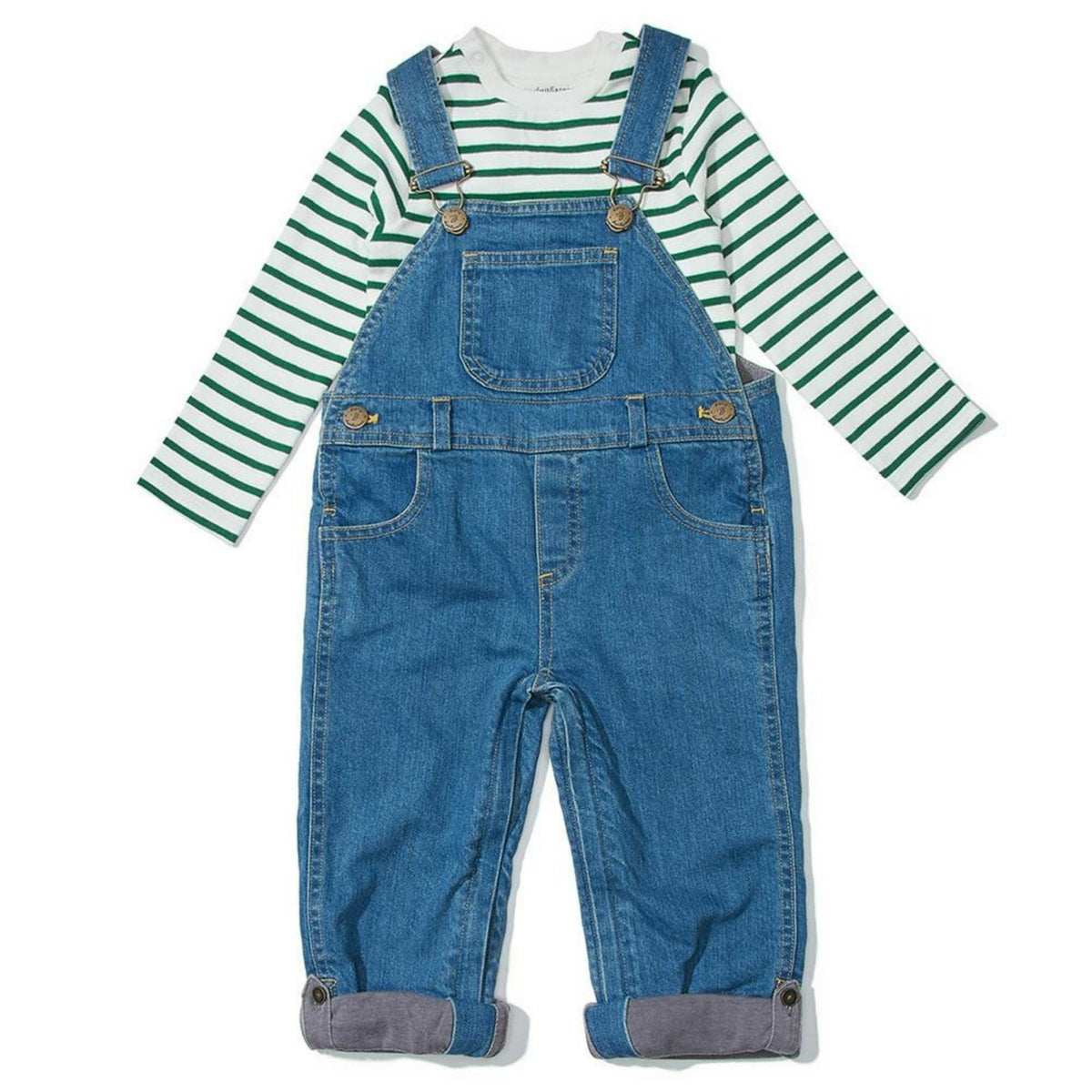 Green Breton Stripe Top
