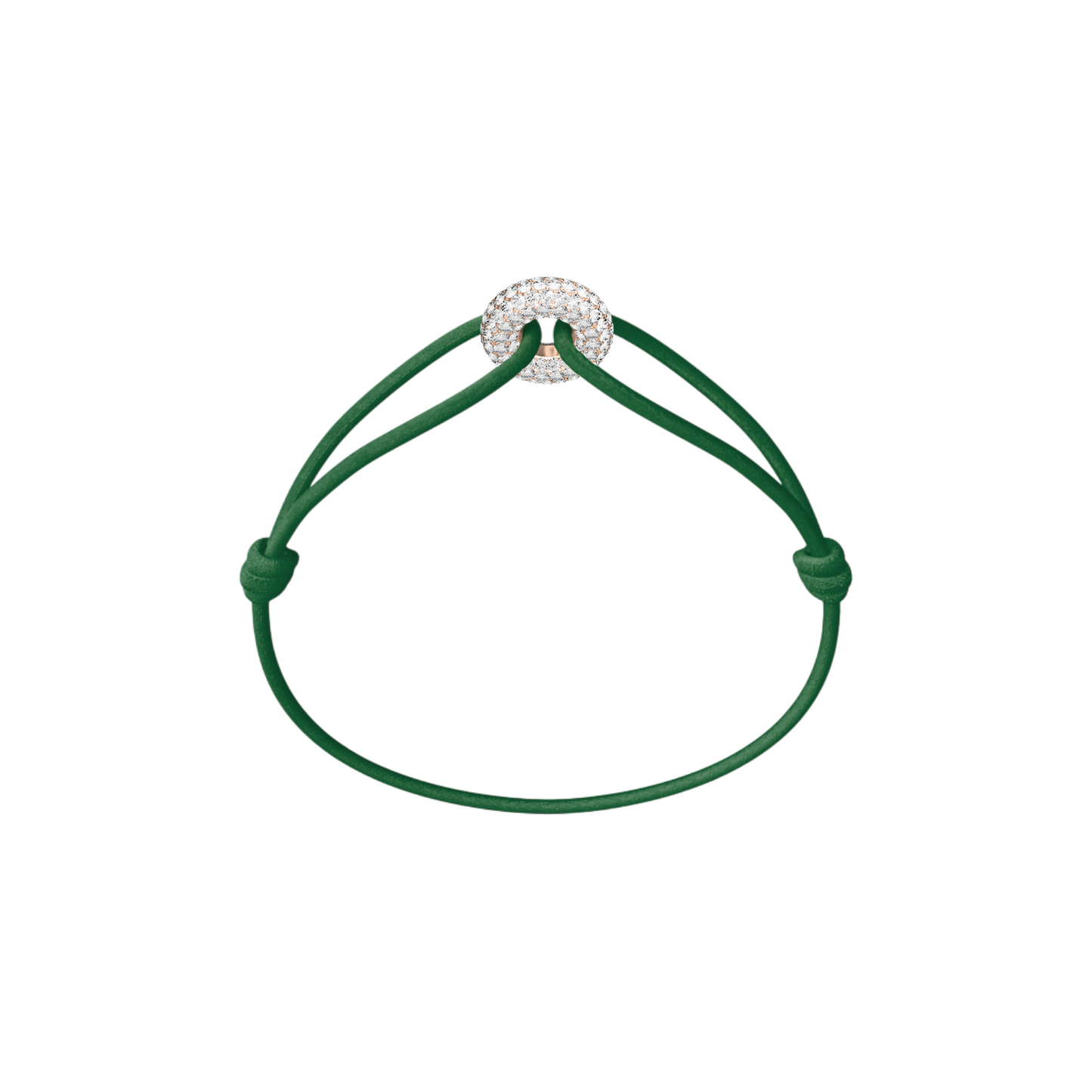 Mini Rose Soho Pavé Cord Bracelet