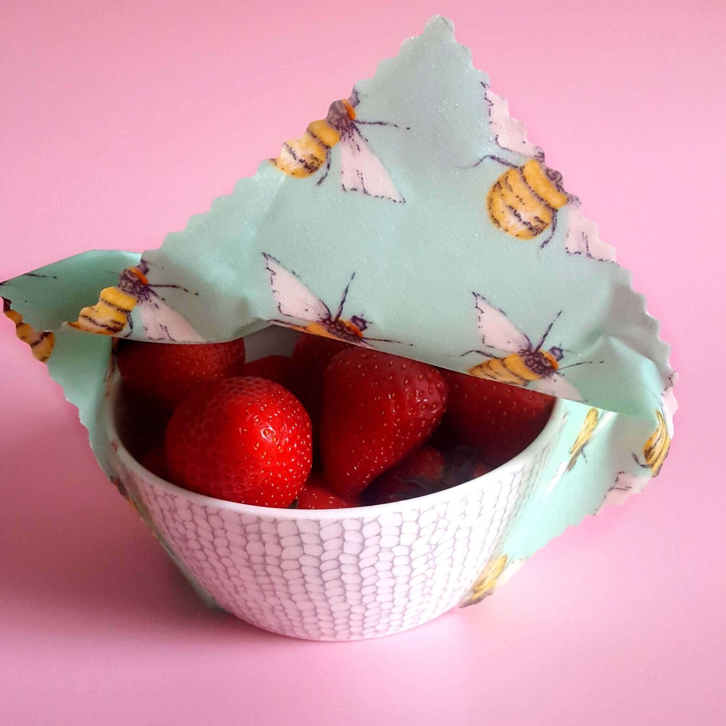 Honey Bee Good Set of 3 Handmade Beeswax Wraps | Bee Happy