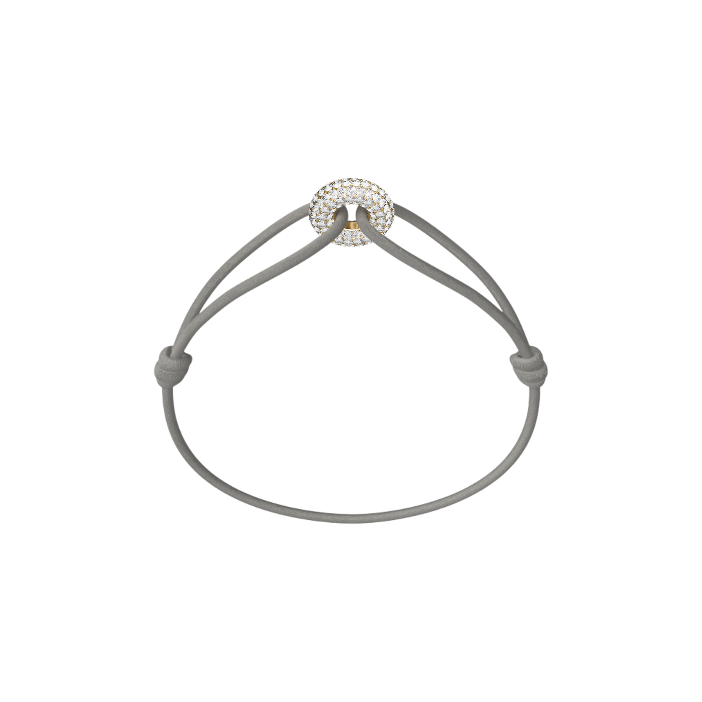 Mini Golden Soho Pavé Cord Bracelet