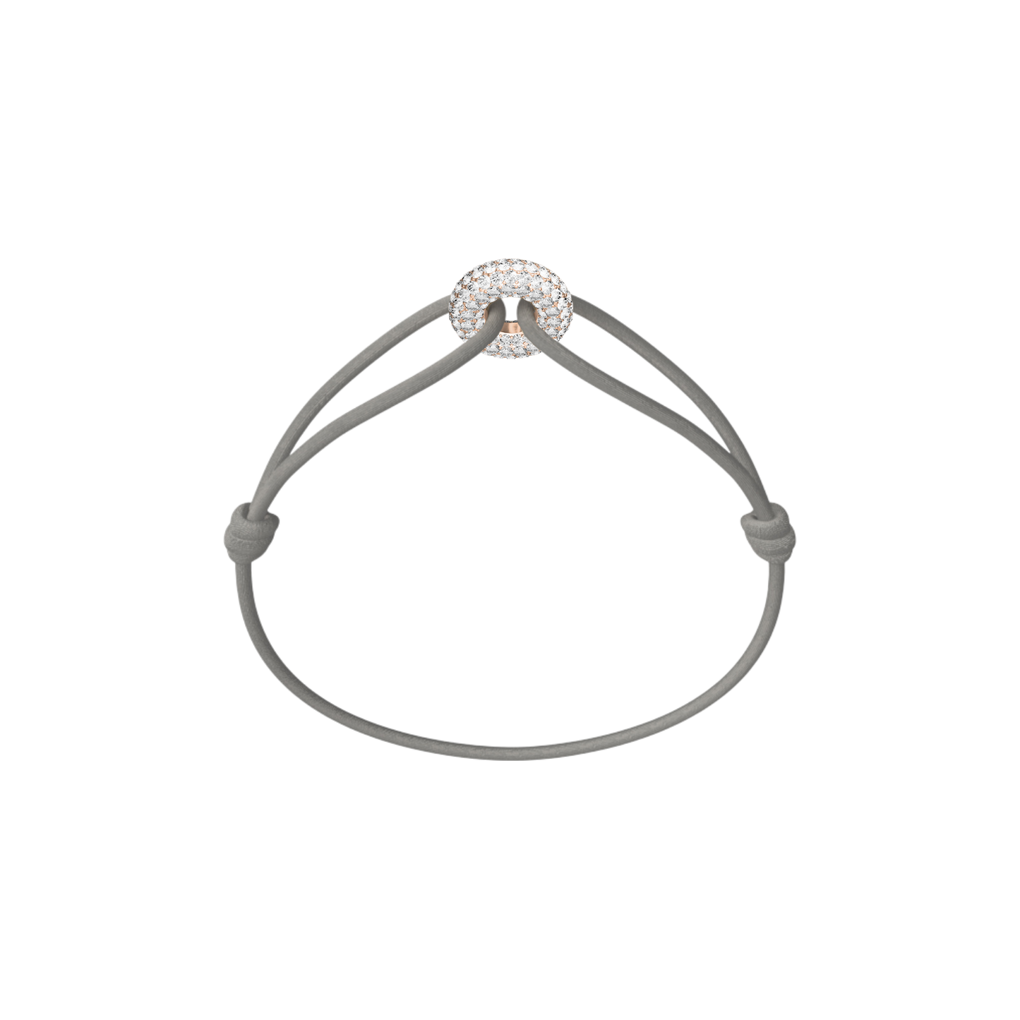 Mini Rose Soho Pavé Cord Bracelet