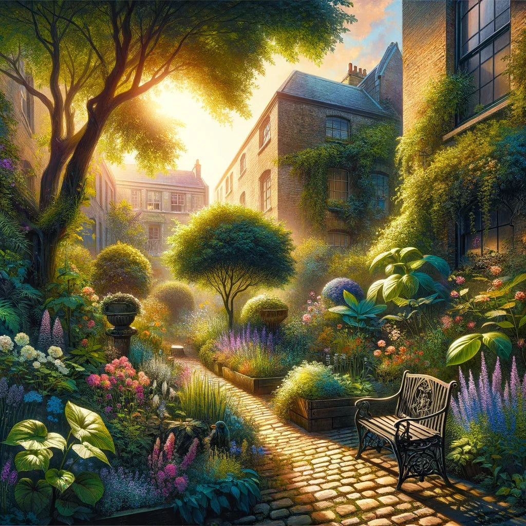 Grey Street Secret Garden at Newcastle Canvas