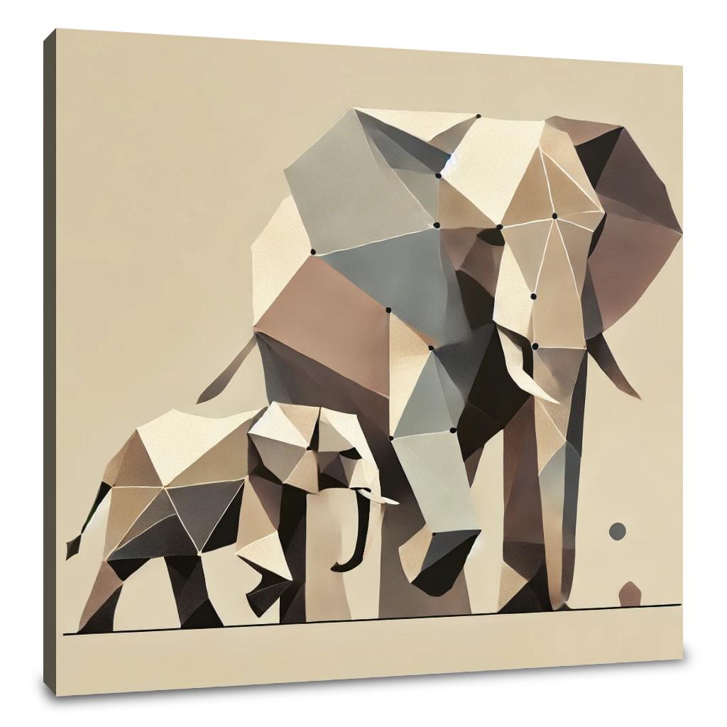 Elephant Duo Canvas