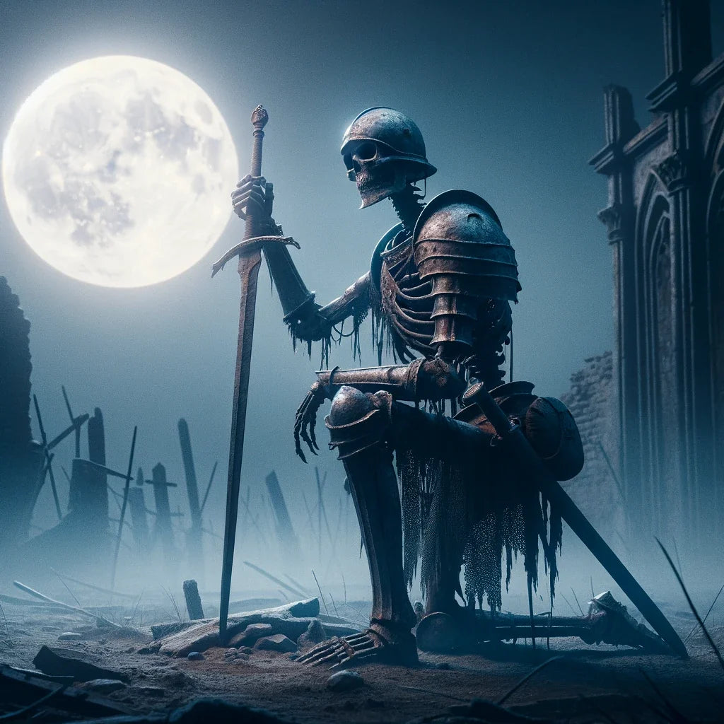 Guardian of the Forgotten Battlefield Canvas