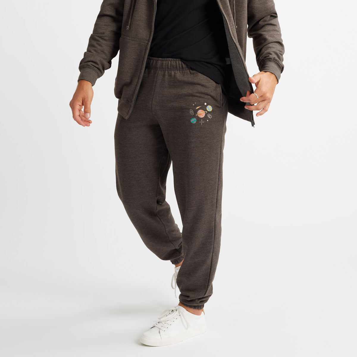 Planets Embroidered Joggers (Unisex)