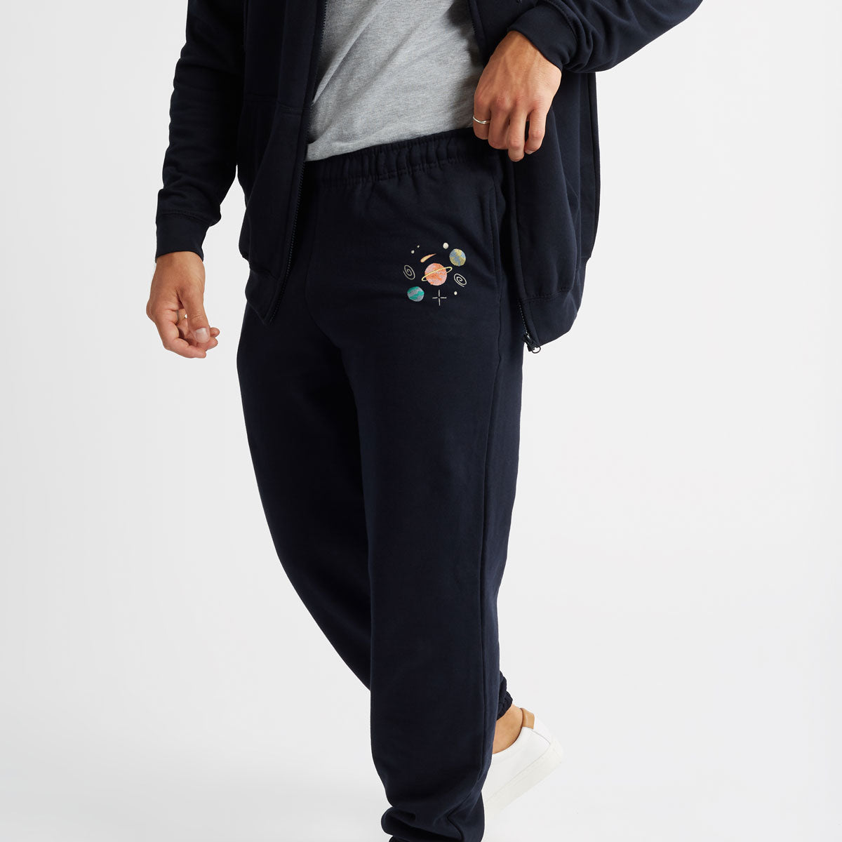 Planets Embroidered Joggers (Unisex)