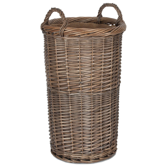 Large Antique Wash Willow Umbrella Stand