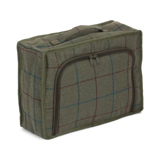 Green Tweed Insulated Lunch and Picnic Cooler Bag
