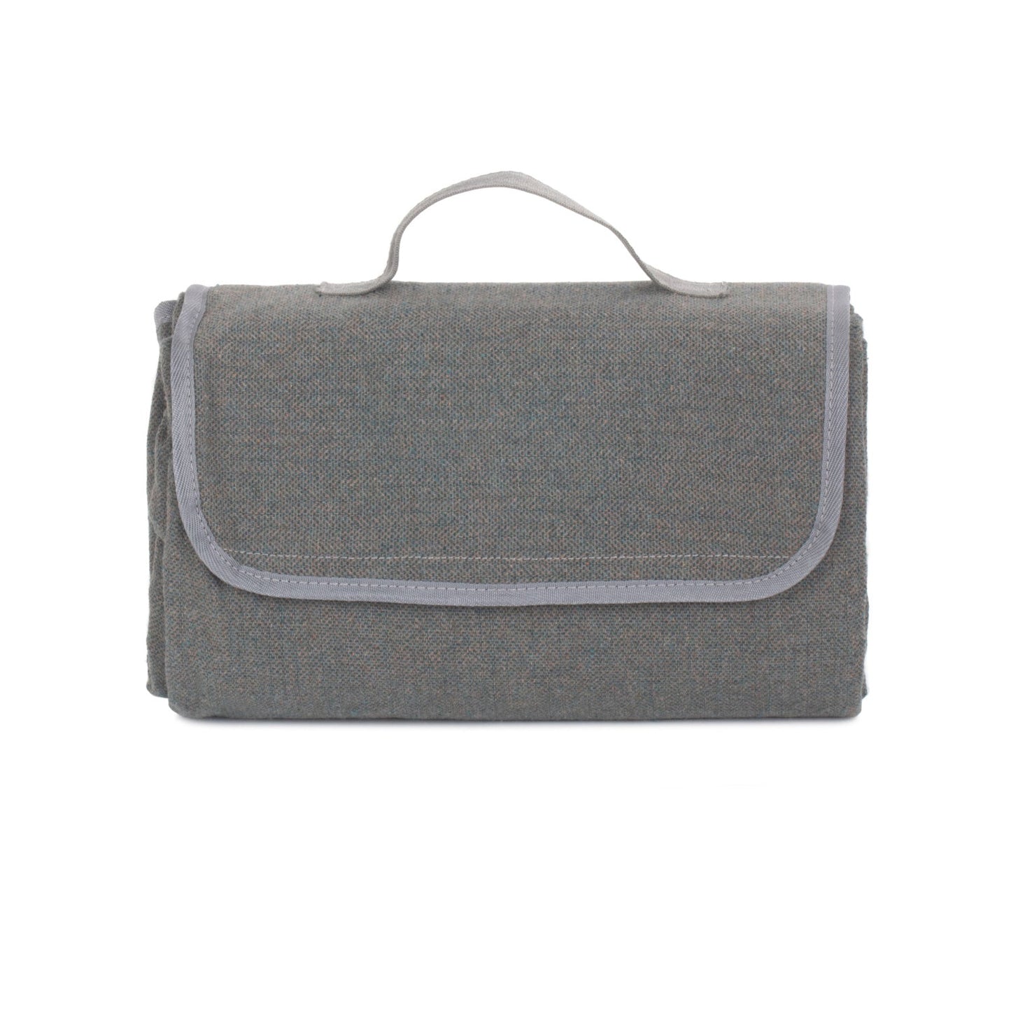 Grey Tweed Waterproof Picnic Blanket