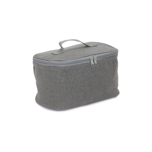 Grey Tweed Insulated Lunch and Picnic Cooler Bag