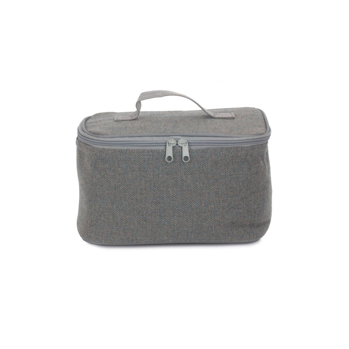 Grey Tweed Insulated Lunch and Picnic Cooler Bag