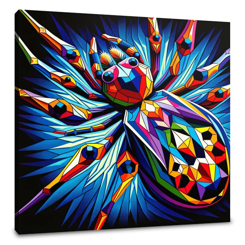 Cubist Courtship Canvas
