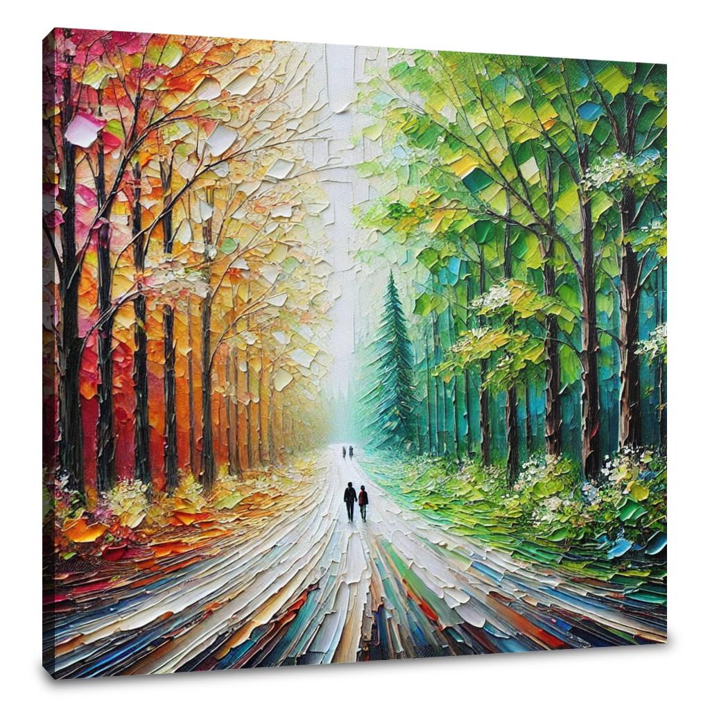 Seasons Pathway Canvas