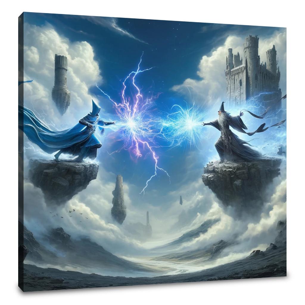 Sky High Wizard Duel Canvas