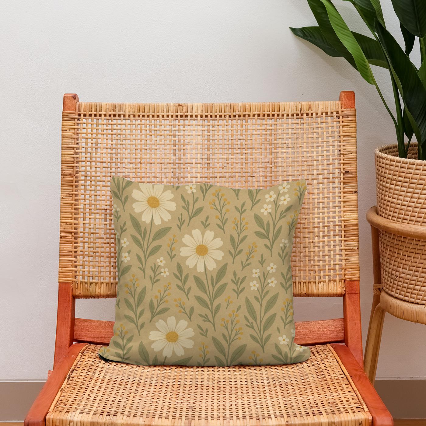 Meadow Whisper Cotton Cushion