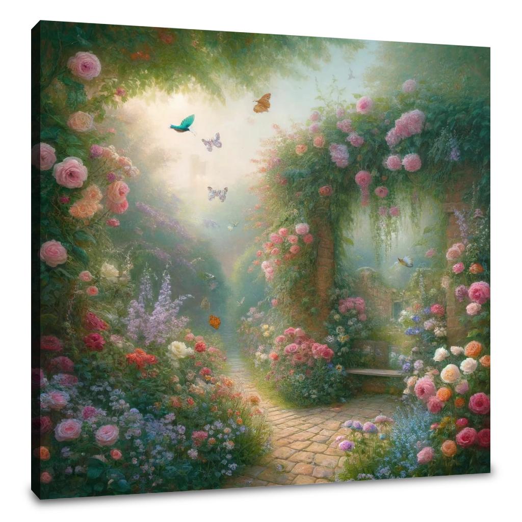Secret Garden Retreat Canvas