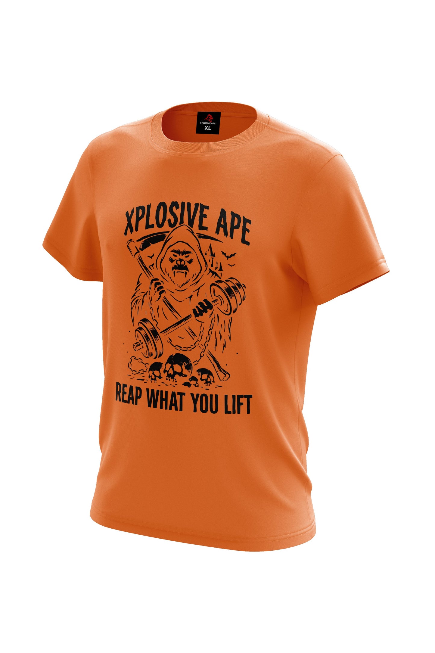 XAPE Grim Reaper Ape Tee - Orange