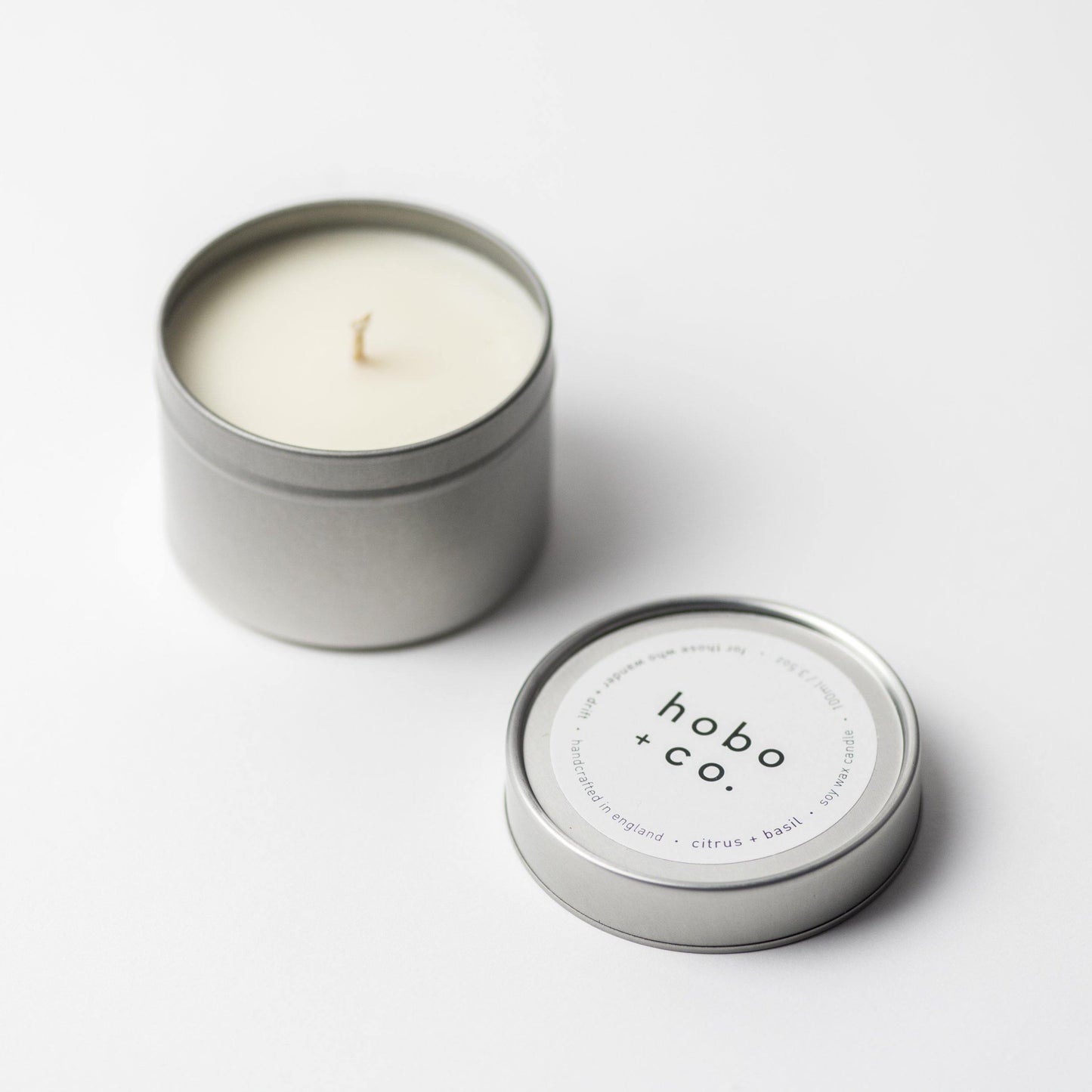 Travel Size Citrus and Basil Candle
