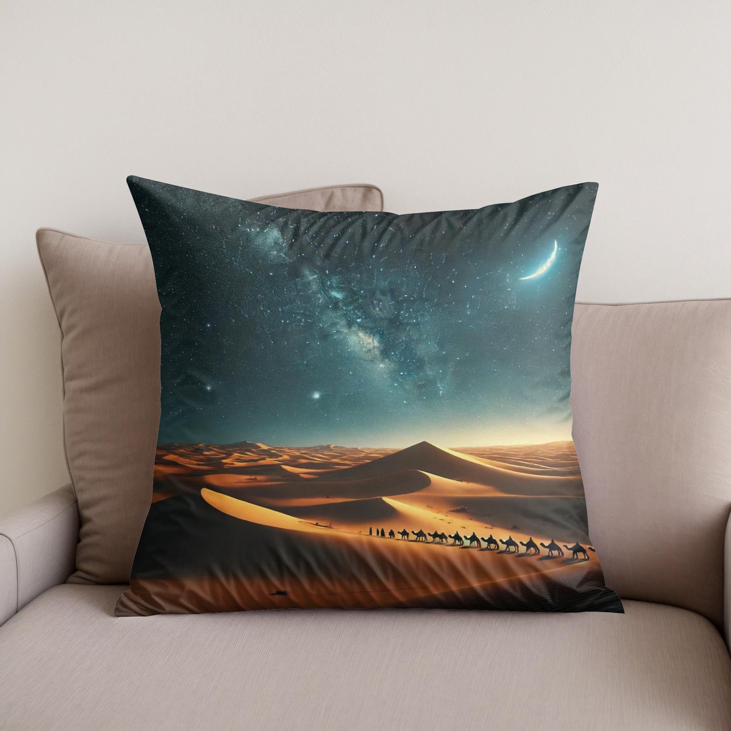 Sahara Nightscape Cotton Cushion
