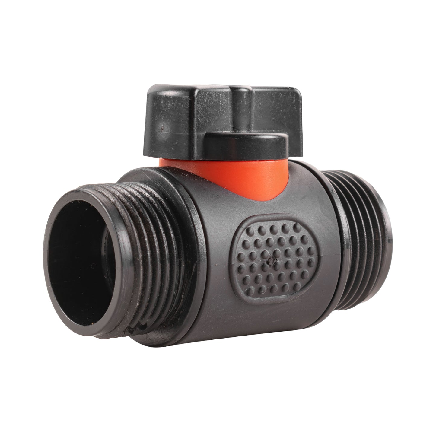 20mm MDPE Straight with In-Line BSPM Threaded Valve