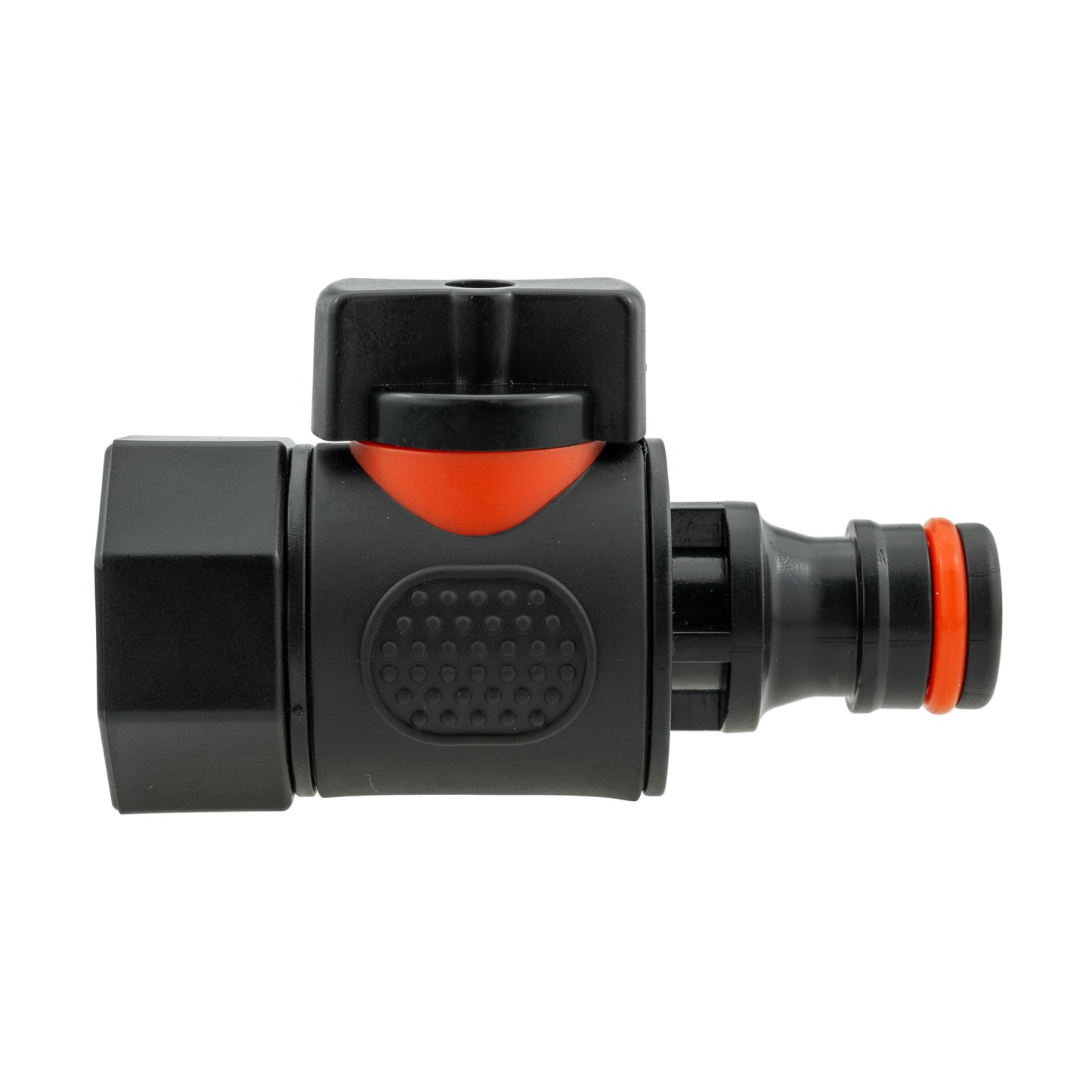 IBC 2” S60X6 Cap with BSPF Thread-Quick Connect Male Valve and Hose Connector Zinc