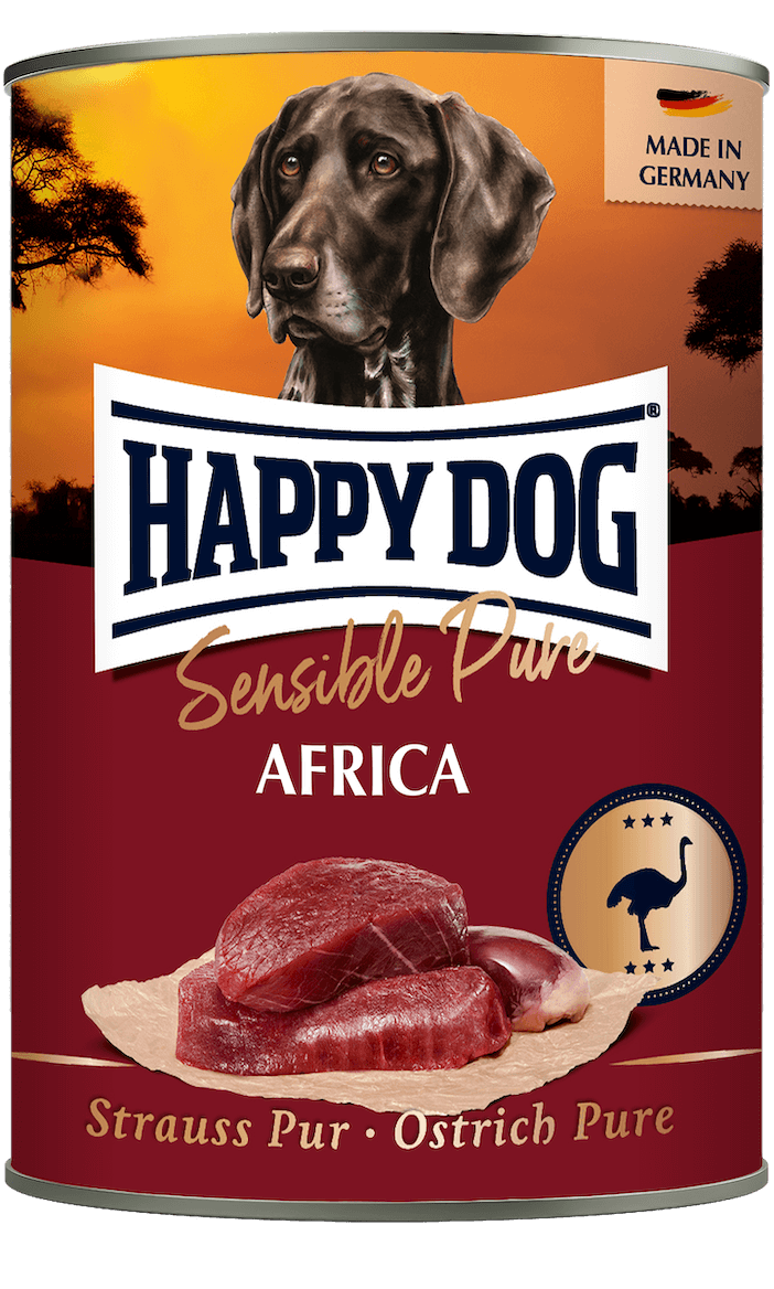 Happy Dog Pure Ostrich Wet Dog Food (Africa)