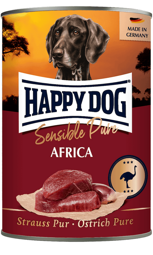 Happy Dog Pure Ostrich Wet Dog Food (Africa)