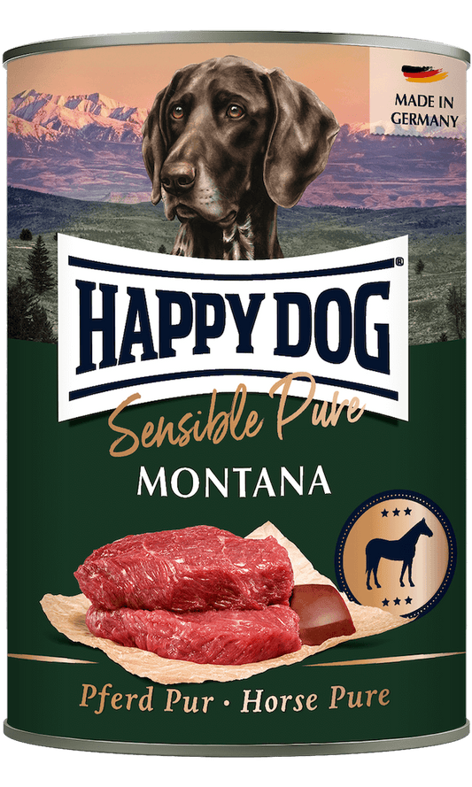 Happy Dog Pure Sensitive Horse Wet Dog Food (Montana)