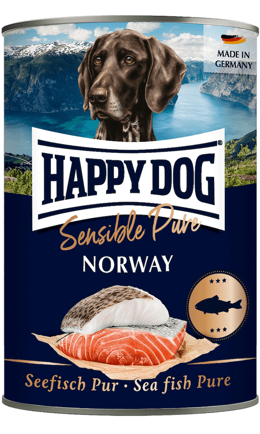 Happy Dog Pure Sea Fish Wet Dog Food (Norway)
