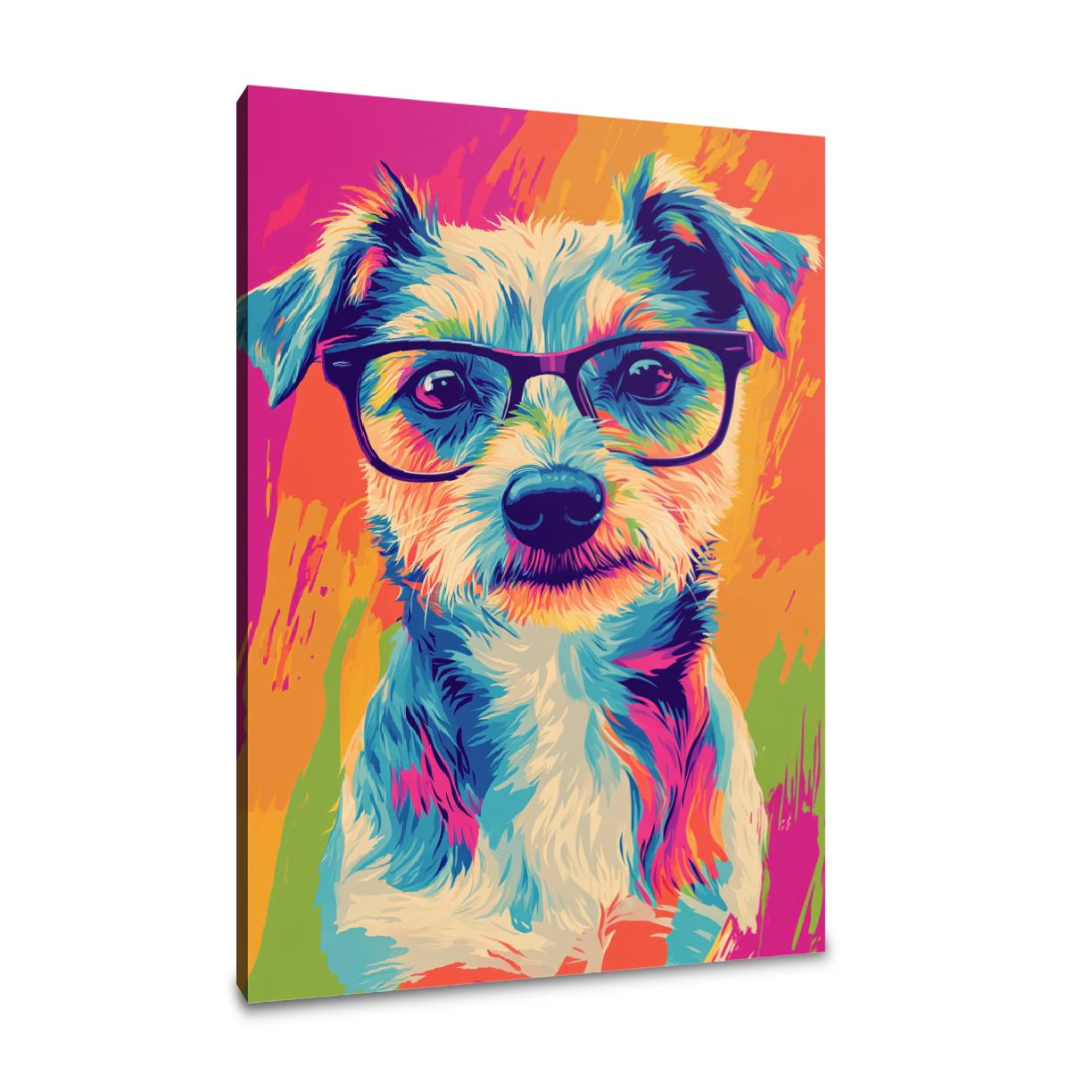 Dapper Dog Canvas