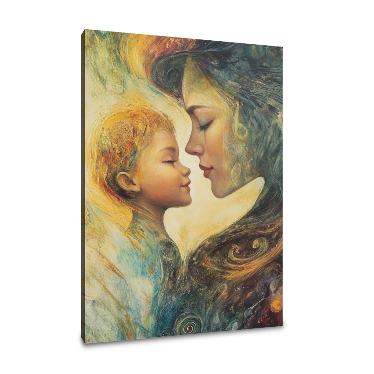 Maternal Reflection Canvas