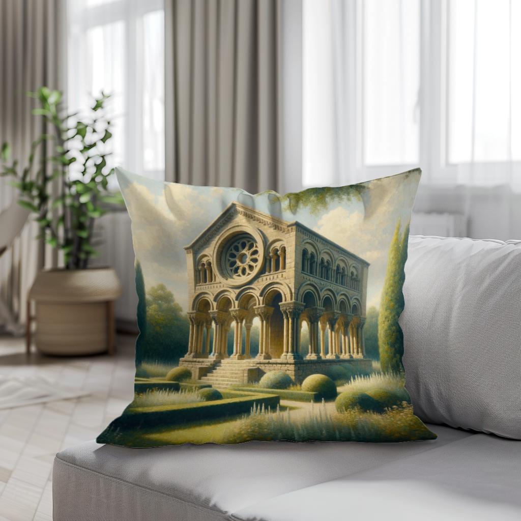 Romanesque Reverie Cotton Cushion