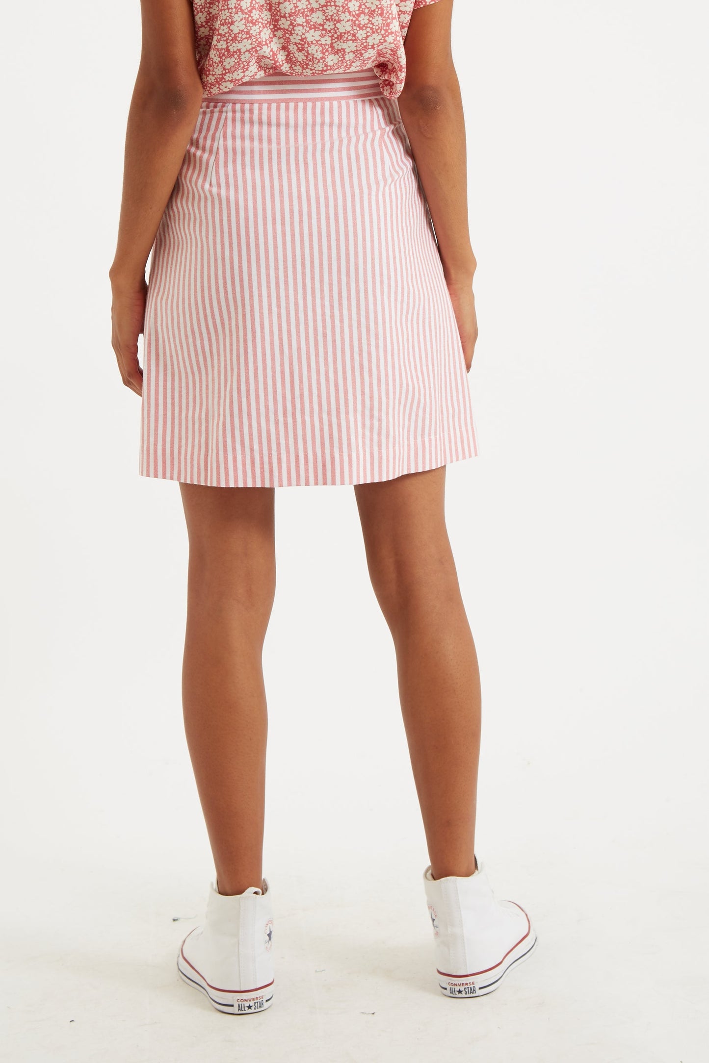 Hela Sail Stripe A-Line Mini Skirt