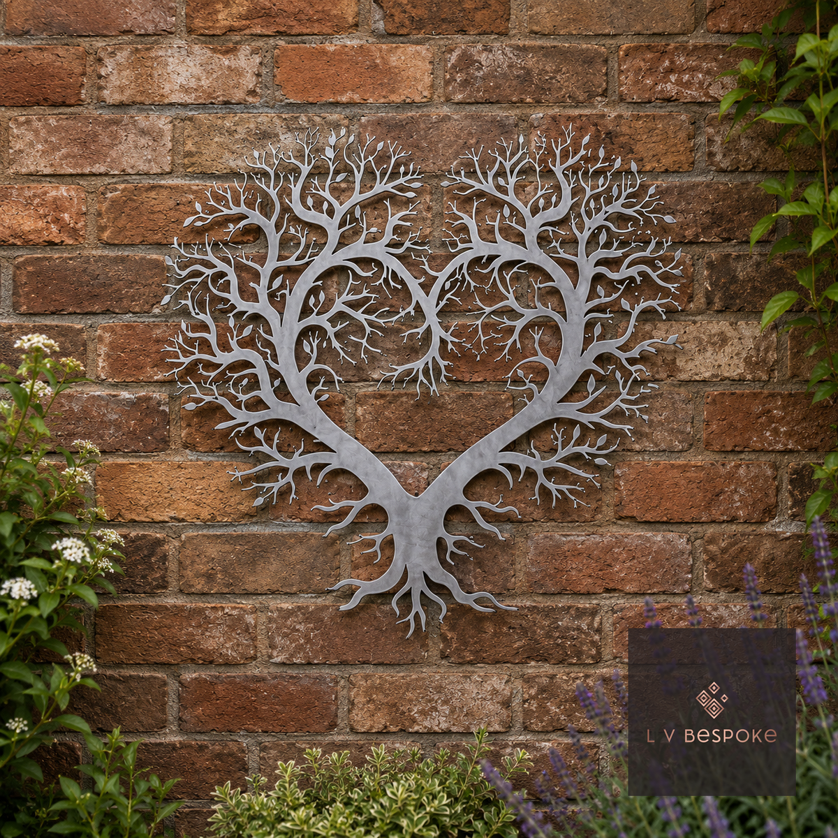 Heart and Fairy Garden Wall Art