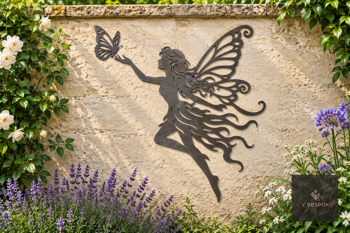 Heart and Fairy Garden Wall Art