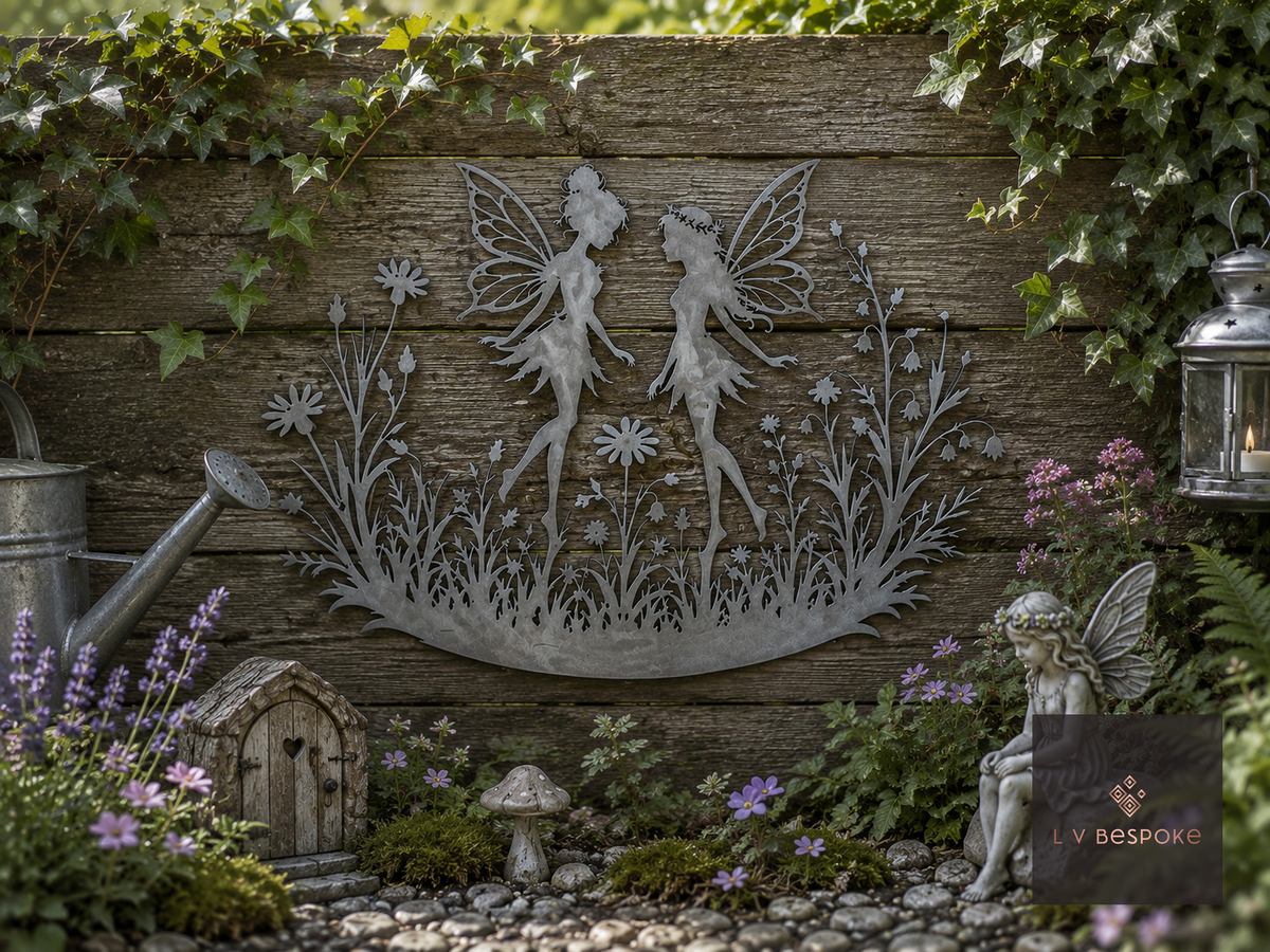 Heart and Fairy Garden Wall Art
