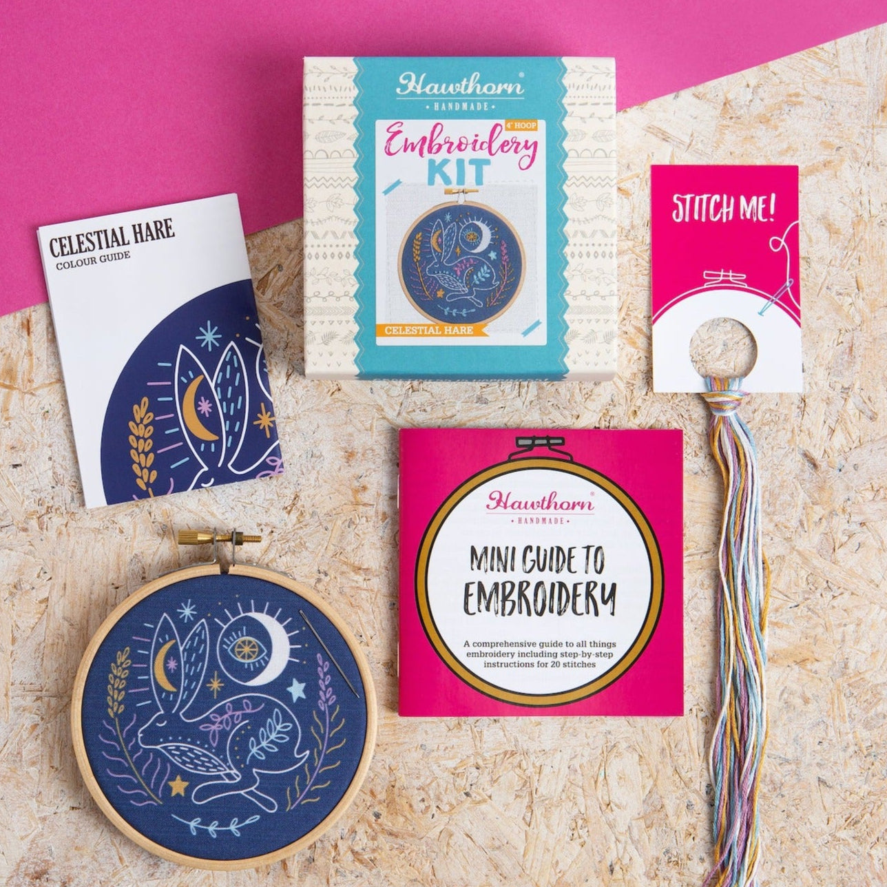 'Town Houses' Mini Embroidery Kit for Beginners