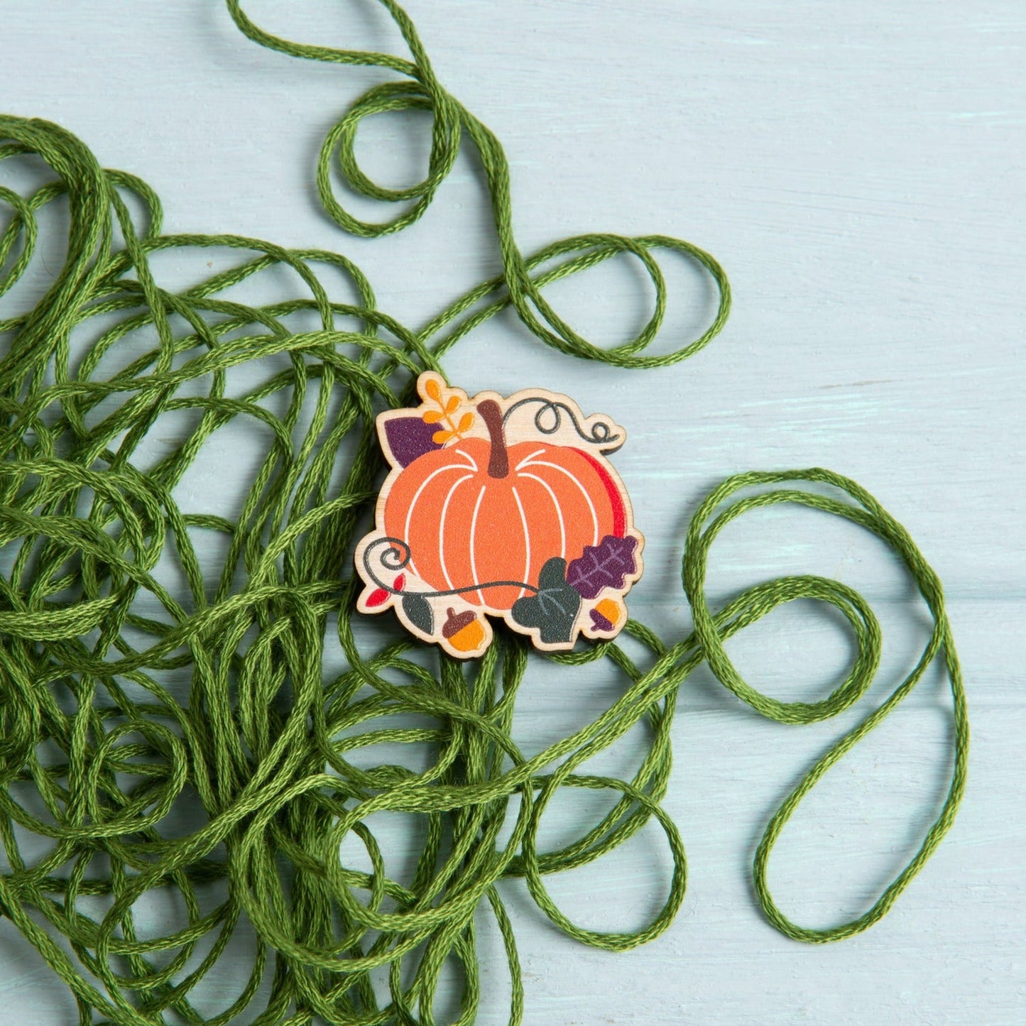 Pumpkin Magnetic Needle Minder