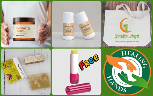 HEALING HANDS LARGE SET - FREE! Lip Balm