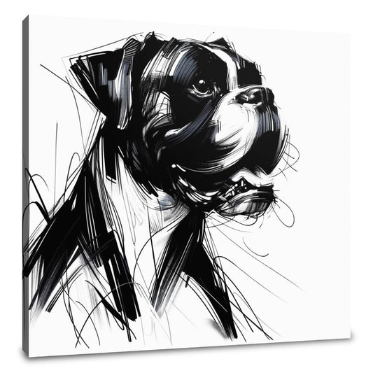 Echoes of Expression Emotional Boxer Canvas