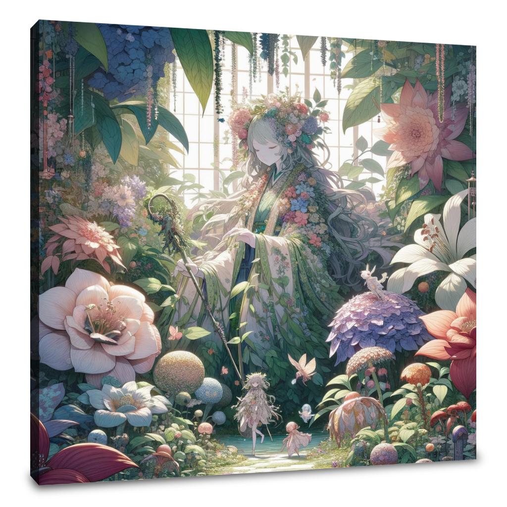 Secret Garden's Guardian Canvas