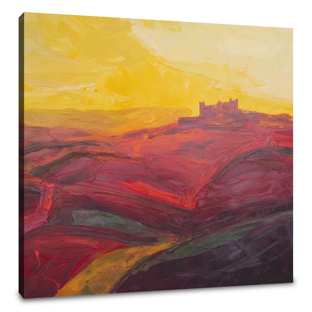 Yorkshire Castle Sunset Canvas