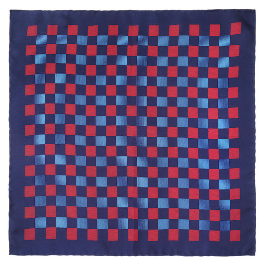 Countryside Hare (Wool & Silk Mix) Pocket Square In Brown