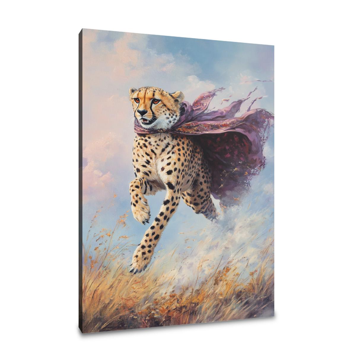 Cheetah’s Flight Canvas